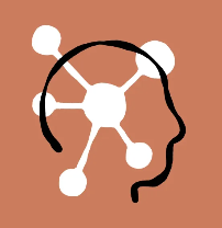 A network graph inside a human head silhouette — the Mesh as shared intelligence